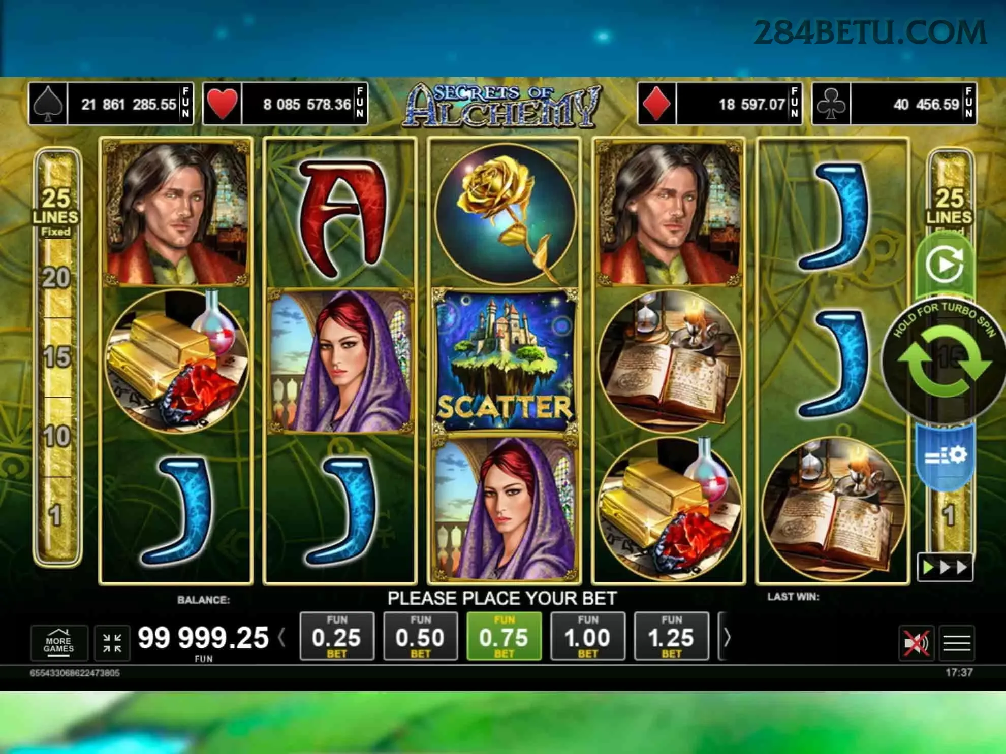 Catálogo de slots